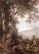 Asher Brown Durand Landscape with Birches china oil painting reproduction